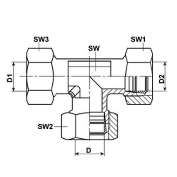 T-Verschraubungen